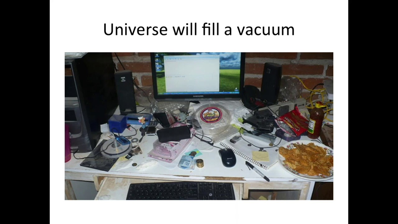 The Nature of Energy. The Universe Wants to Fill a Void