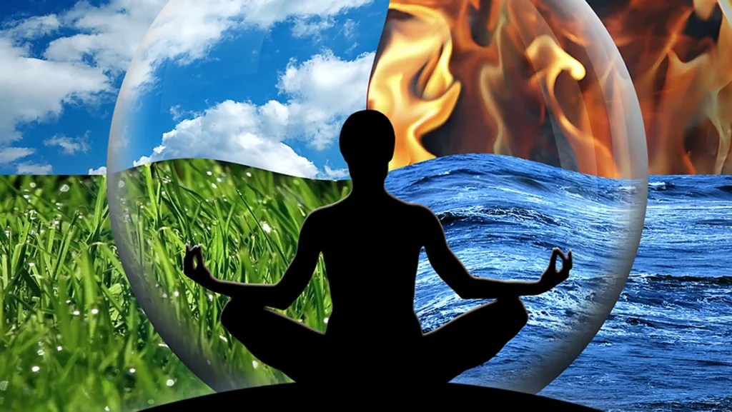 Four Elements: Earth, Air, Fire, Water